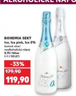Kaufland Bohemia sekt ice, ice poink, ice 0% nabídka
