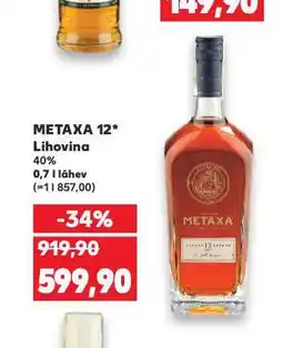 Kaufland Metaxa 12 nabídka