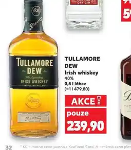 Kaufland Tullamore dew 40% nabídka