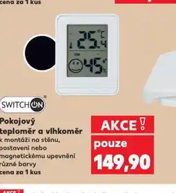 Kaufland Pokojový teploměr a vlhkoměr nabídka