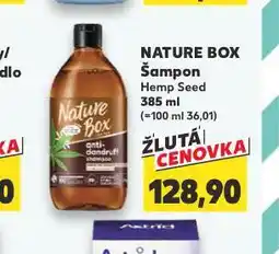 Kaufland Nature box šampon nabídka