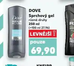 Kaufland Dove sprchový gel nabídka