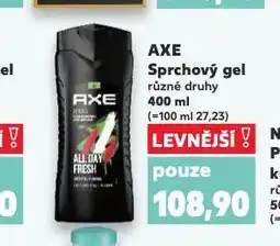 Kaufland Axe sprchový gel nabídka