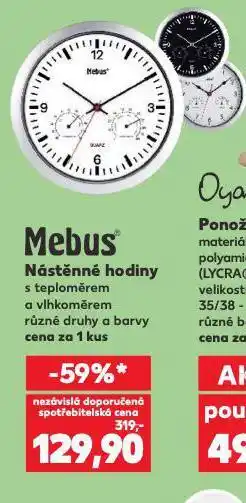 Kaufland Nástěnné hodiny nabídka