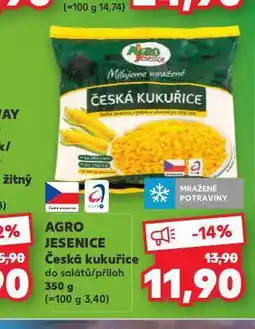 Kaufland Agro jesenice česká kukuřice nabídka