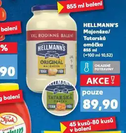 Kaufland Hellmann´s tatarská omáčka, majonéza nabídka