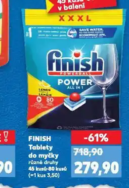 Kaufland Finish tablety do myčky nabídka
