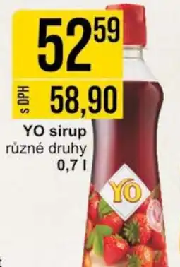 Jip YO sirup různé druhy 0,7L nabídka
