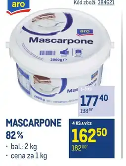 Makro MASCARPONE 82% nabídka