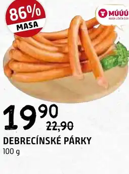 Terno DEBRECÍNSKÉ PÁRKY nabídka