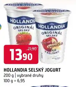 Terno HOLLANDIA SELSKÝ JOGURT nabídka