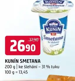 Terno KUNÍN SMETANA nabídka