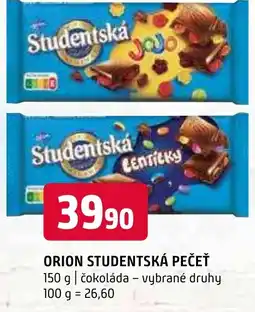 Terno ORION STUDENTSKÁ PEČEŤ nabídka