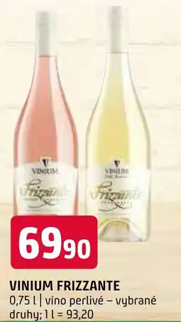 Terno VINIUM FRIZZANTE 0.75L nabídka