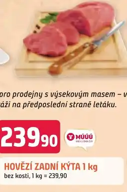 Trefa HOVĚZÍ ZADNÍ KÝTA 1 kg nabídka
