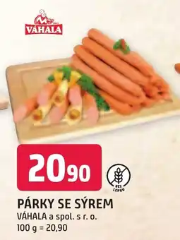Trefa PÁRKY SE SÝREM nabídka
