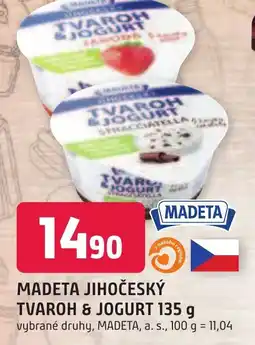 Trefa MADETA JIHOČESKÝ TVAROH & JOGURT 135 g nabídka