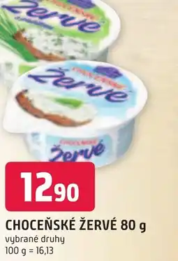 Trefa CHOCEŇSKÉ ŽERVÉ 80 g nabídka