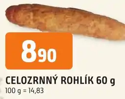 Trefa CELOZRNNÝ ROHLÍK 60 g nabídka
