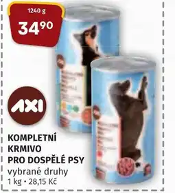 KOMPLETNÍ KRMIVO PRO DOSPĚLÉ PSY