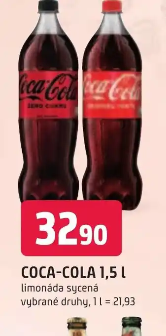 Trefa COCA-COLA 1,5L nabídka