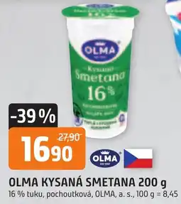 Trefa OLMA KYSANÁ SMETANA 200 g nabídka
