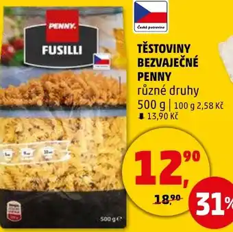 Penny Market TĚSTOVINY BEZVAJEČNÉ PENNY nabídka