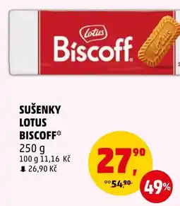 Penny Market SUŠENKY LOTUS BISCOFF nabídka