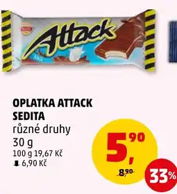 Penny Market OPLATKA ATTACK SEDITA nabídka