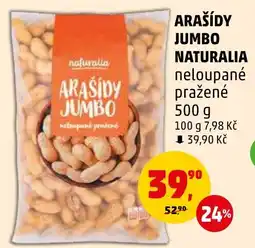Penny Market ARAŠÍDY JUMBO NATURALIA nabídka