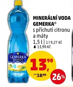 Penny Market MINERÁLNÍ VODA GEMERKA 1.5L nabídka