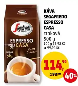 Penny Market KÁVA SEGAFREDO ESPRESSO CASA nabídka