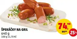 Penny Market ŠPEKÁČKY NA GRIL nabídka