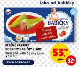 Penny Market PLNĚNÉ PAPRIKY DOBROTY BABIČKY KLÁRY nabídka