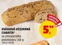 KVÁSKOVÁ VÍCEZRNNÁ CIABATTA