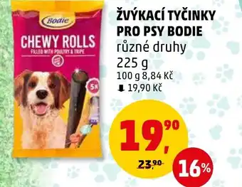 Penny Market ŽVÝKACÍ TYČINKY PRO PSY BODIE nabídka