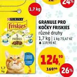 Penny Market GRANULE PRO KOČKY FRISKIES nabídka