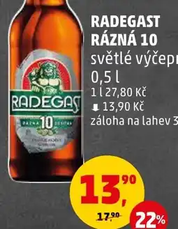 Penny Market RADEGAST RÁZNÁ 10 0.5L nabídka