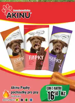 Tamda Foods Akinu Papky pochoutky pro psy nabídka