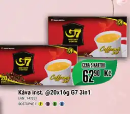 Tamda Foods Káva inst. 20x16g G7 3in1 nabídka