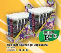 Tamda Foods Alex Snot Squeeze gel 30g ovocná nabídka