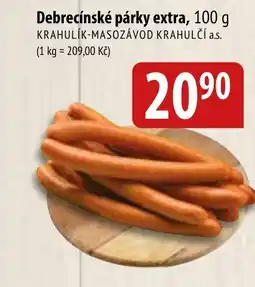 Bala Debrecínské párky extra, 100 g nabídka