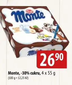 Bala Monte, -30% cukru, 4 x 55 g nabídka