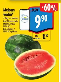 Albert Meloun vodní nabídka