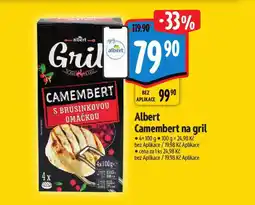 Albert Albert Camembert na gril nabídka