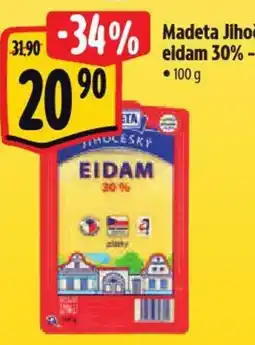 Albert Madeta Jihočeský eidam 30% - plátky nabídka