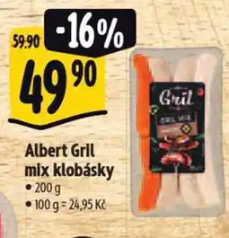 Albert Albert Gril mix klobásky nabídka