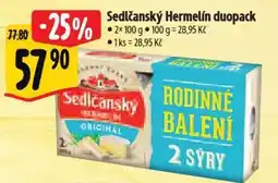 Albert Sedlčanský Hermelín duopack nabídka