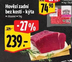 Albert Hovězí zadní bez kosti kýta nabídka