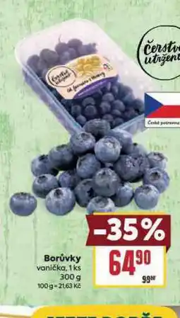 Billa Borůvky nabídka